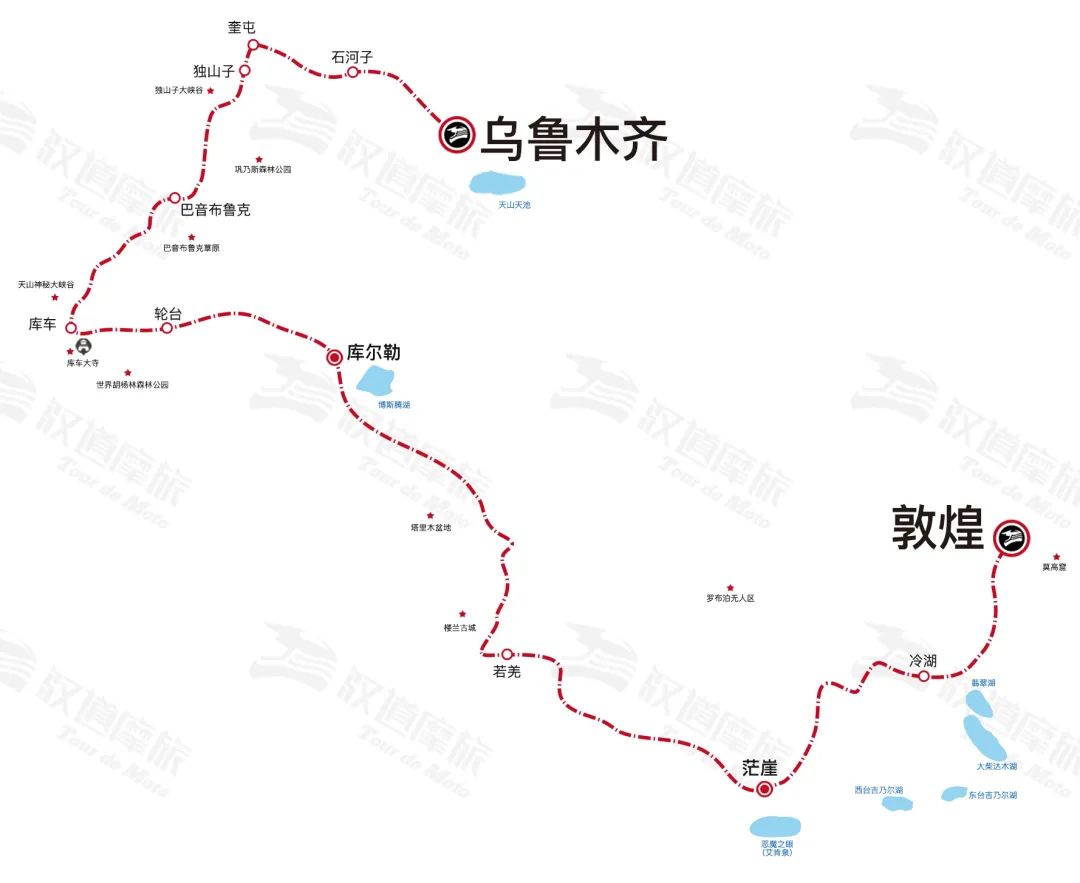 十大进藏摩托车路线：新疆独库公路