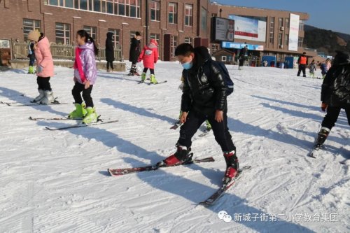 新城子街第二小学喜迎冬奥 跟着孩子去滑雪(图10)