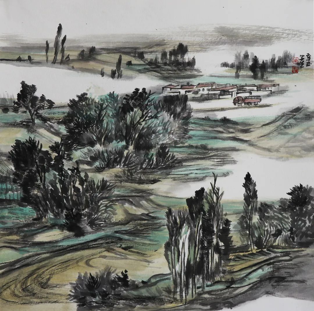 【展览预告】漠上花开--刘国斌 南长龙 迎新春中国画作品展