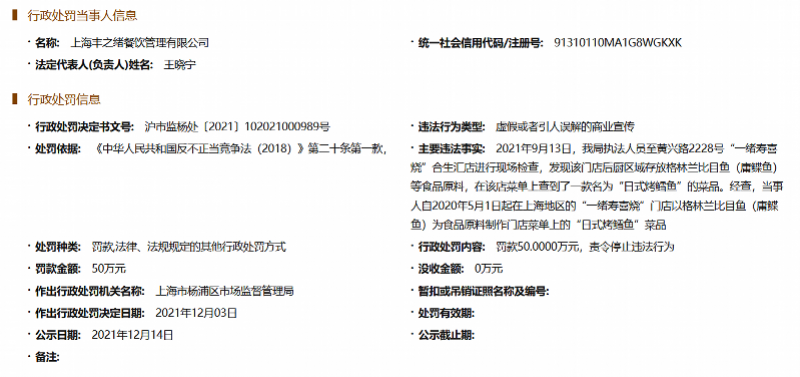 自制饮品抽检不合格被罚！一绪寿喜烧：涉事产品已下架