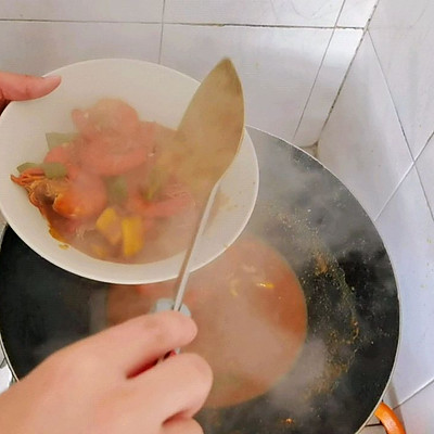咖喱蝦,咖喱蝦的做法 家常