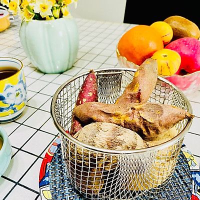 闻着流口水的烤红薯（超简单空气炸锅版）