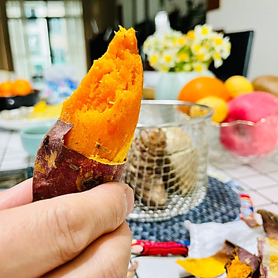 闻着流口水的烤红薯（超简单空气炸锅版）