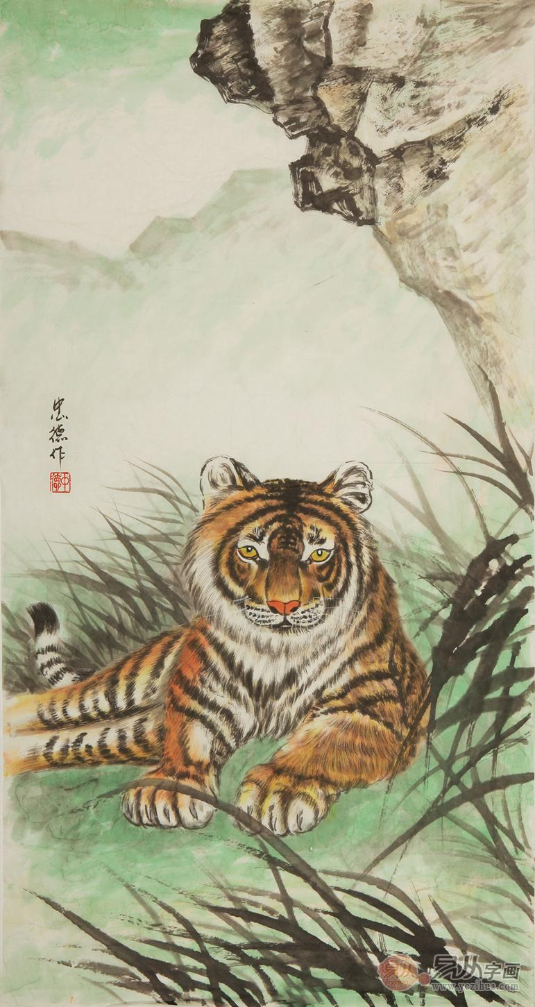 fun|虎年虎画!送您36幅猛虎图!虎虎生威