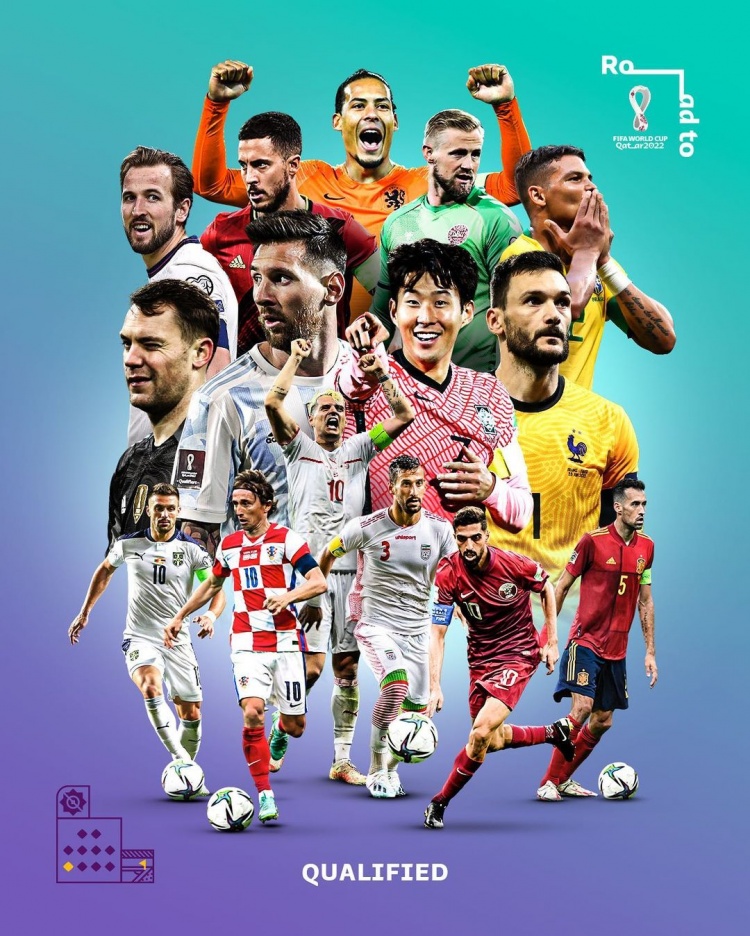 席位已定15席！世界杯官方晒海报：谁能在3月份晋级？