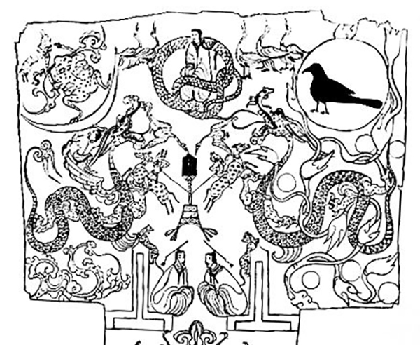 汉代神兽︱月中仙与月中兽之变形记