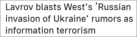 被问到“俄罗斯不会入侵乌克兰吗？”。俄罗斯外交部长笑了