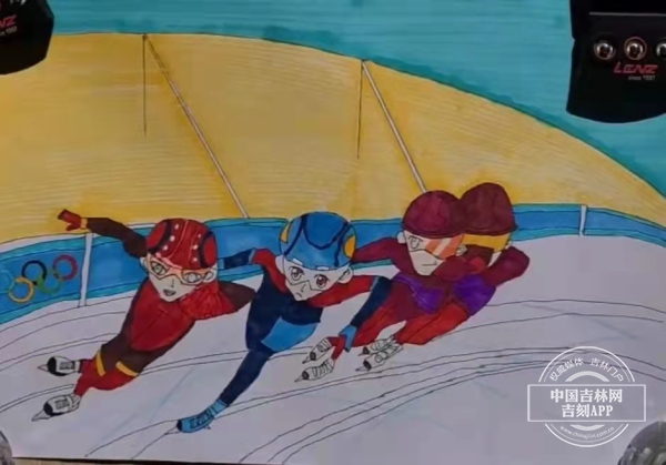 冬奥特别报道丨一幅画作带来的“冰雪之缘”！长春二年级小学生侯加齐与牙买加运动员的“冬奥情谊”