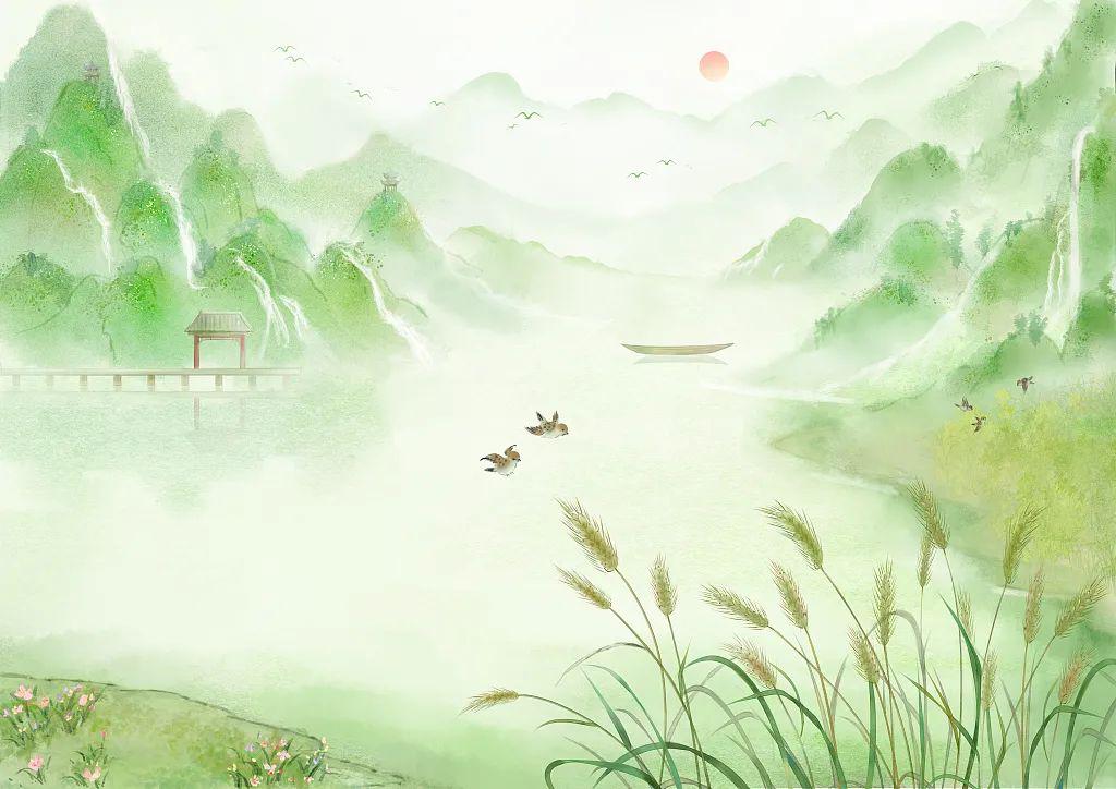 夜读心欢，成语如灯照心田，喜悦悄然绽放于字里行间