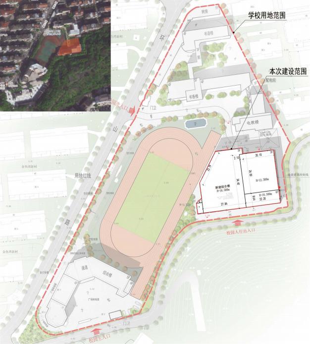 绍兴市上虞区百官重华小学综合楼新建工程(图4)