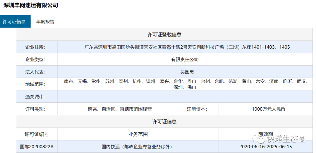 丰网布局提速！半个月在江苏、辽宁、福建成立3家公司，已在12个省行动...