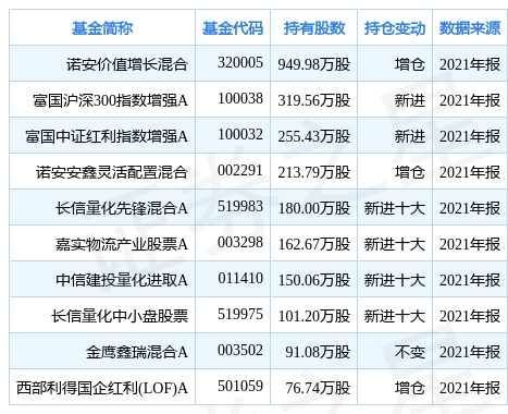 「亿元基金」诺安价值增长基金最新分析（诺安价值增长混合基金重仓该股详解）