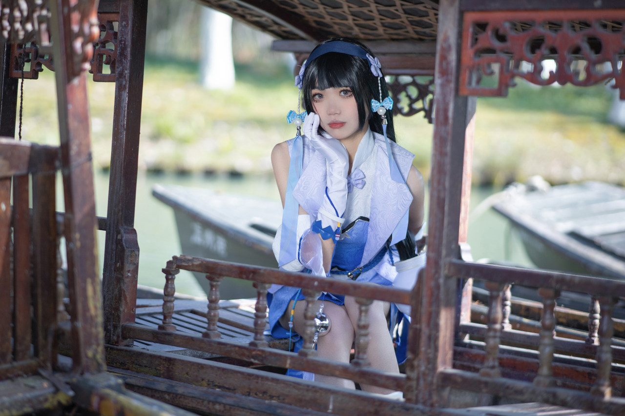 王者荣耀英雄角色《西施》Cosplay图-哪边嗨
