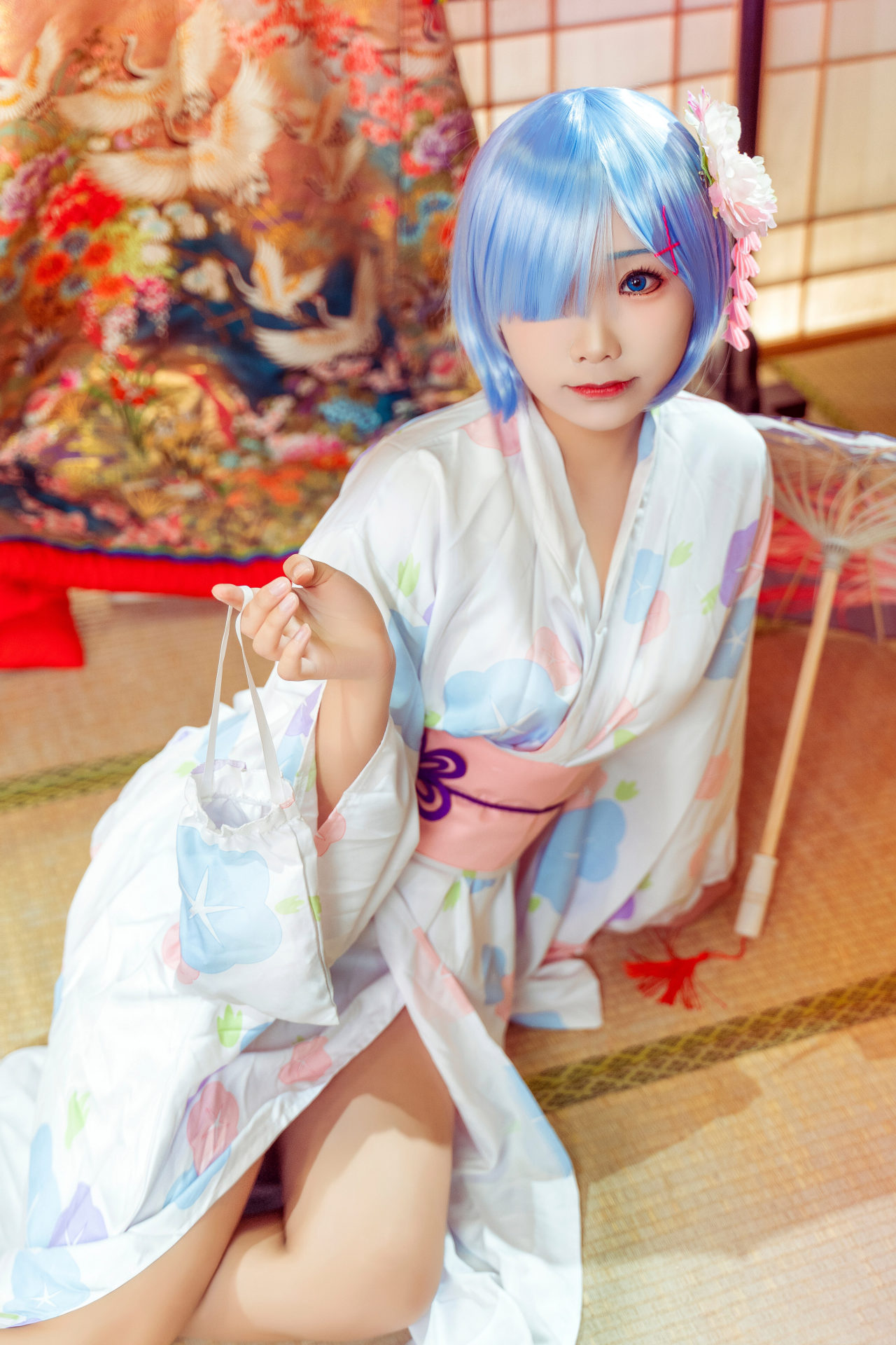 从零开始的异世界 蕾姆浴衣Cosplay图（蕾姆COS图）-哪边嗨