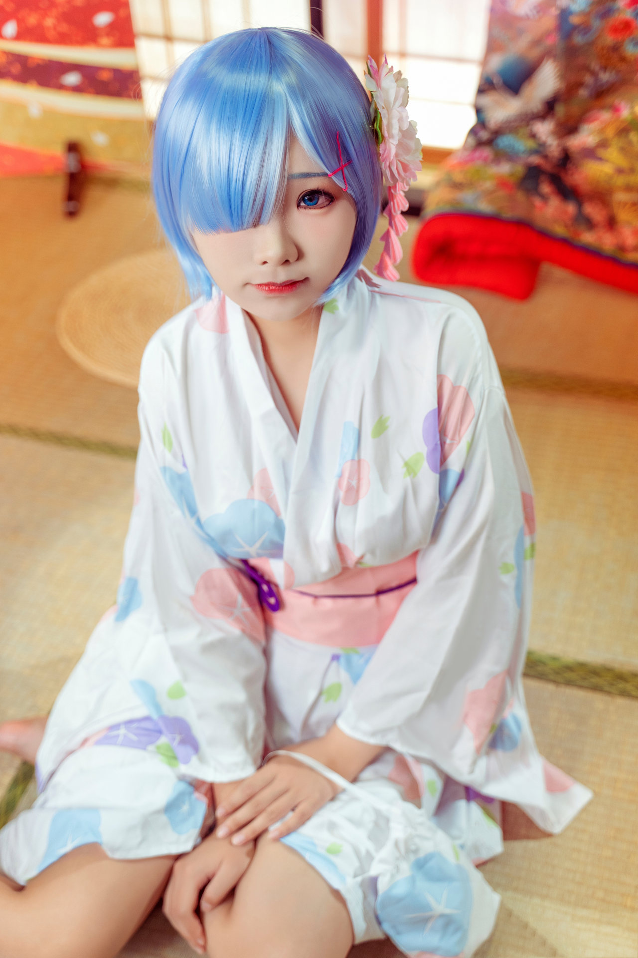 《从零开始的异世界》蕾姆浴衣cosplay