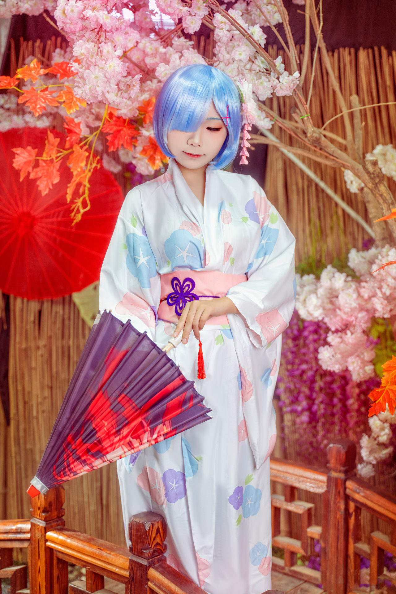 从零开始的异世界 蕾姆浴衣Cosplay图（蕾姆COS图）-哪边嗨