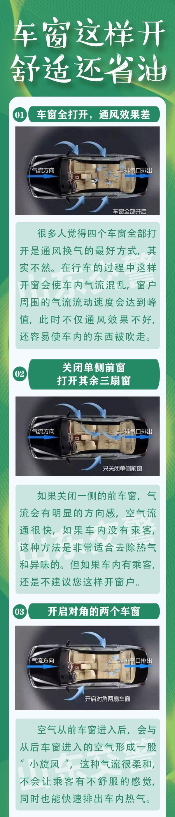 車(chē)窗的正確打開(kāi)方式！這樣做舒適還省油