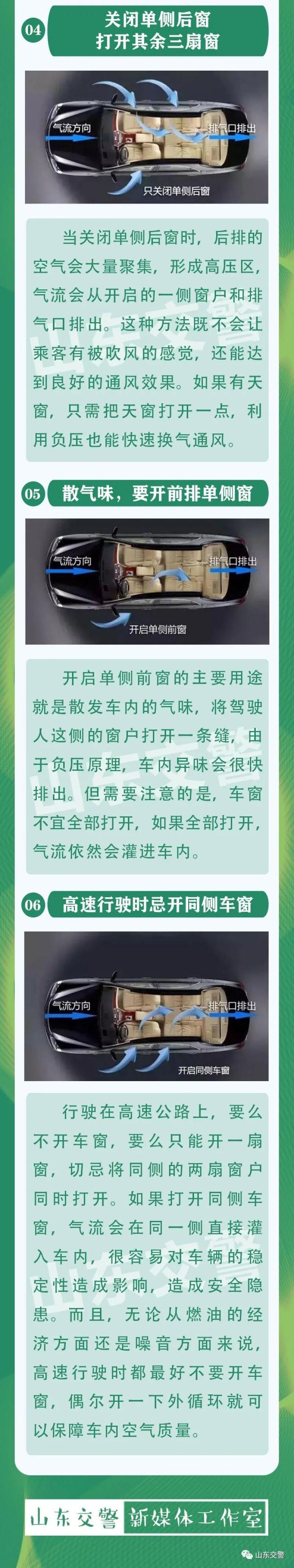 车窗的正确打开方式！这样做舒适还省油