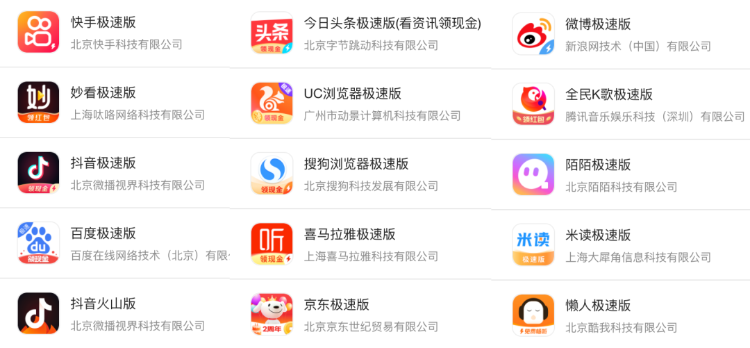 极速版APP泛滥背后