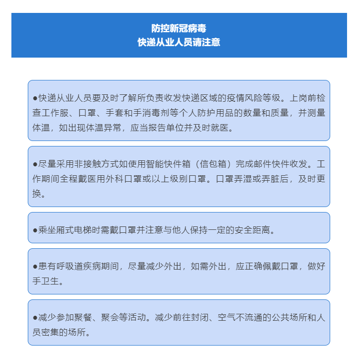 转发收藏！特殊时期安全收发快递指南