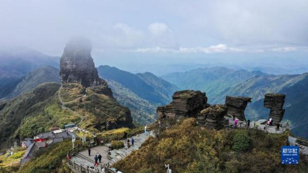 天空之眼瞰贵州梵净山