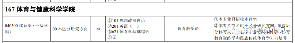 不考技能，浙江师范大学23年体育类硕士研究生报考指南