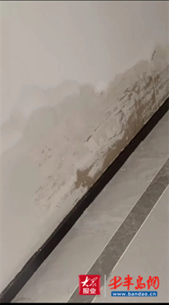 天天3·15丨青岛金水云麓新房还没交付就漏水，业主想查看漏水情况却遭到拒绝