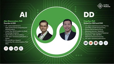 任峰博士被任命为英矽智能联合首席执行官