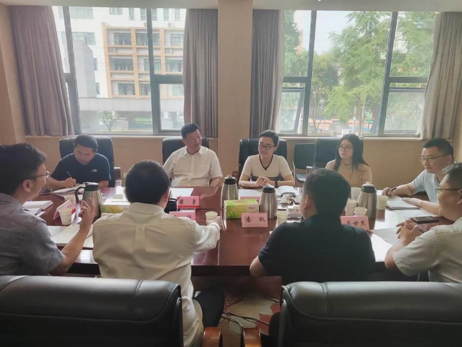 梁勇副厅长会见京东集团相关负责人