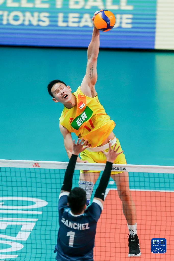 世界男排联赛:中国不敌阿根廷