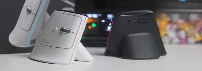 多彩MV6垂直人体工学三模无线鼠标上手体验