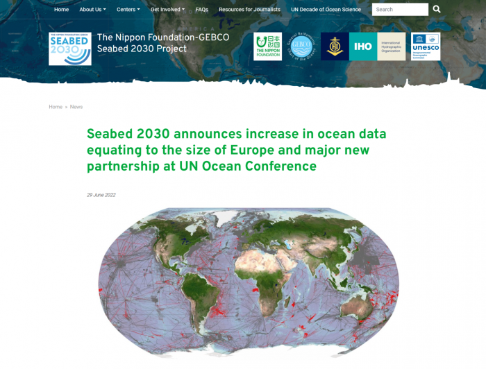 地球将近四分之一的海底已经被绘制成地图