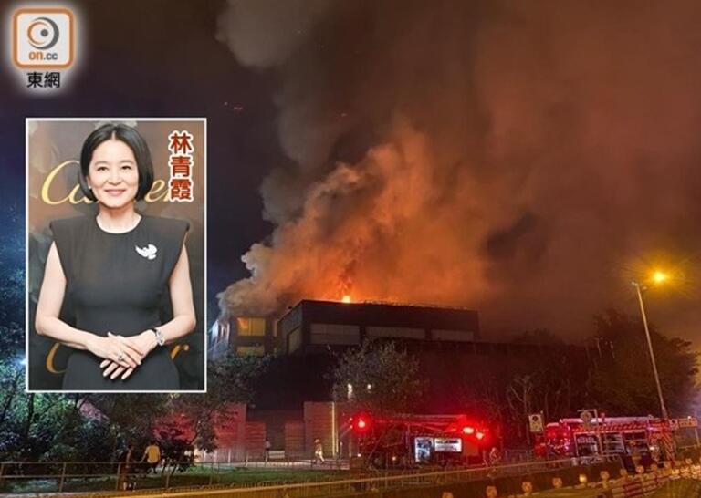 港媒：林青霞香港豪宅凌晨突然起火，佣工抱宠物犬逃生