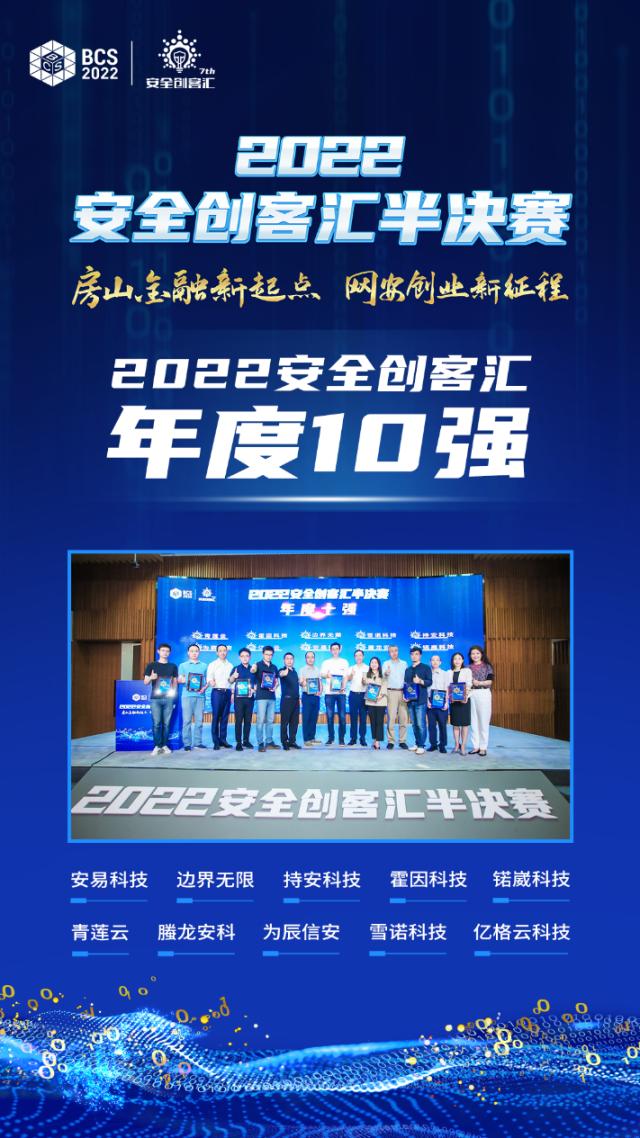 第七届安全创客汇半决赛落幕 10强创新企业晋级总决赛