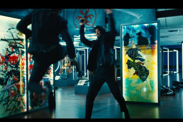 叶问对上杀神！甄子丹《捍卫任务4》预告公开 飞踢狠踹基努李维