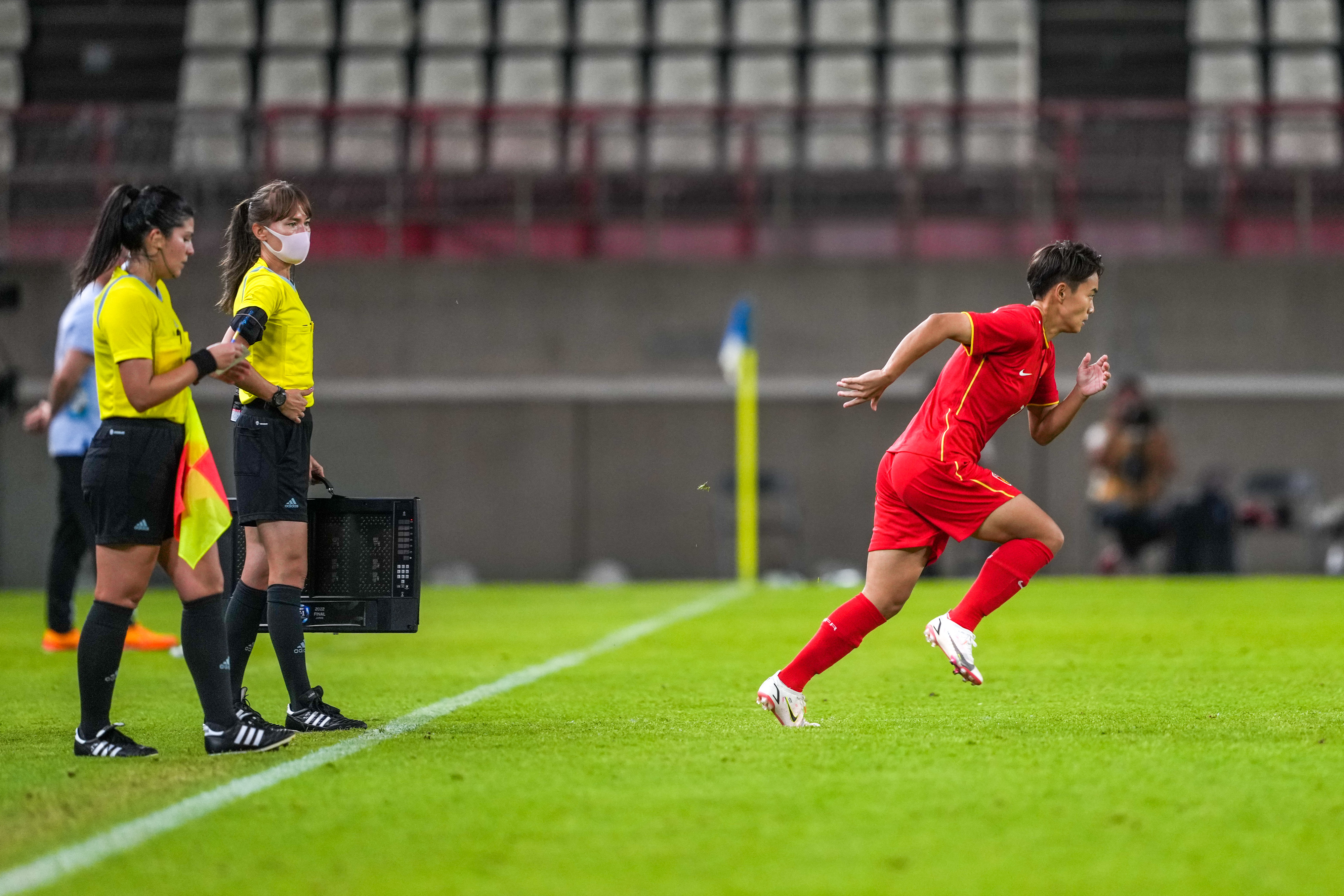 (體育)足球——東亞杯:中國女足平韓國女足(2)