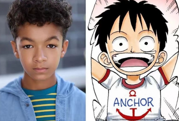 《海贼王》真人剧曝大小路飞演员同框照！长得还挺像