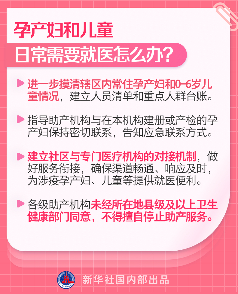 特殊时期孕产妇和儿童就医咋保障，这份指南请收好