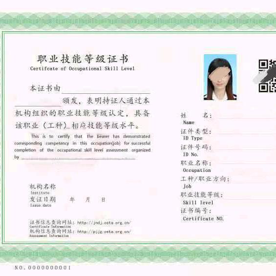 职业技能考证