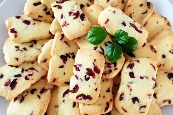 图片[12]-【蔓越莓饼干】做法步骤图 不用一滴水 金黄酥脆香甜美味-起舞食谱网