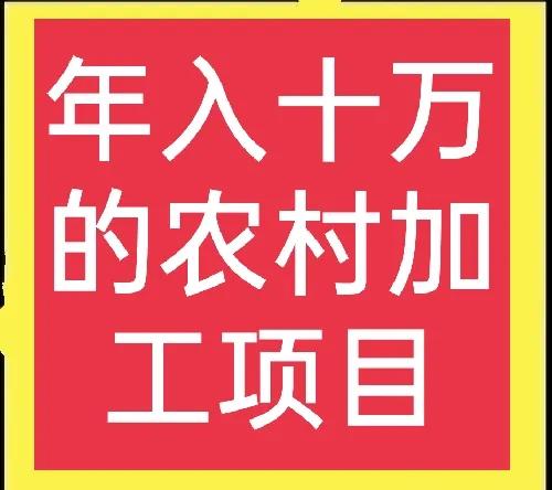 加工项目有哪些（十个农村高利润加工项目推荐分享）