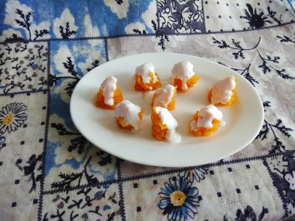 红薯酸奶泥做法图解，红薯泥做法大全（让你怎么吃都不会胖）