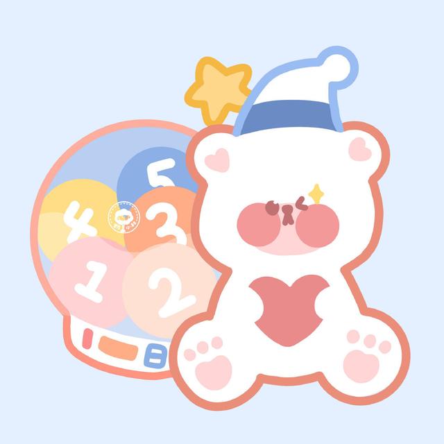 小熊表情包，微信头像，小熊表情包（卡通小熊头像，补充糖分的时间）