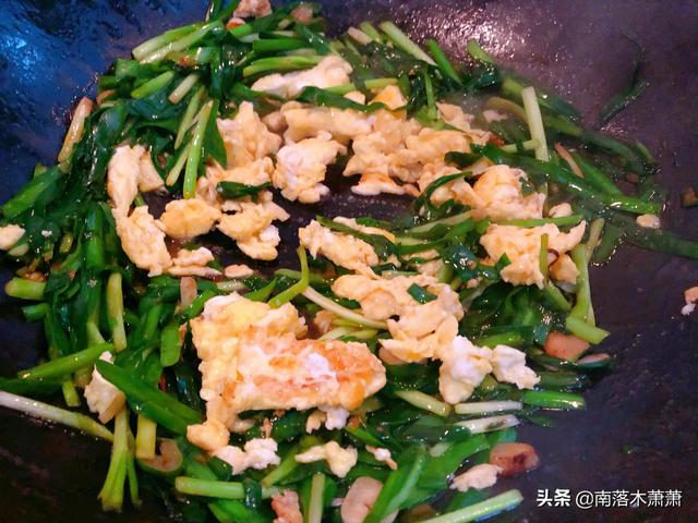 酱炒韭菜鸡蛋的家常做法，大酱韭菜炒鸡蛋的做法（家常小炒：韭菜炒鸡蛋的做法）