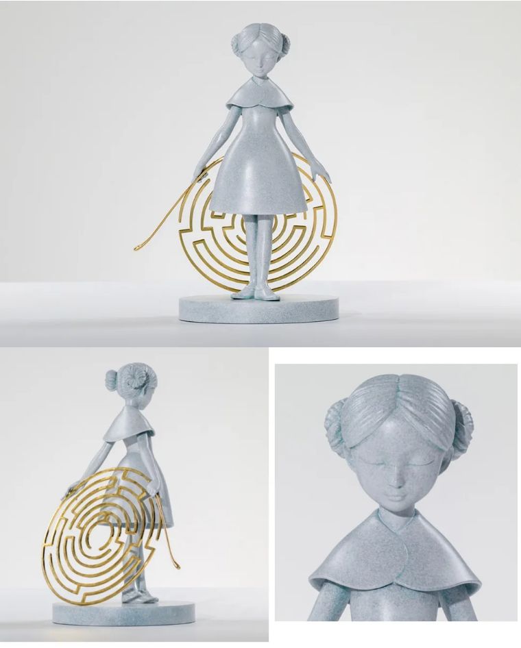 maze, 2020特别版雕塑,向印象派时期的另一个作品,埃德加·德加的