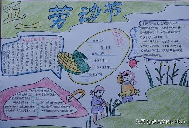 劳动手抄报内容文字，劳动节手抄报内容文字（“五一”劳动节手抄报和黑板报+素材大全）