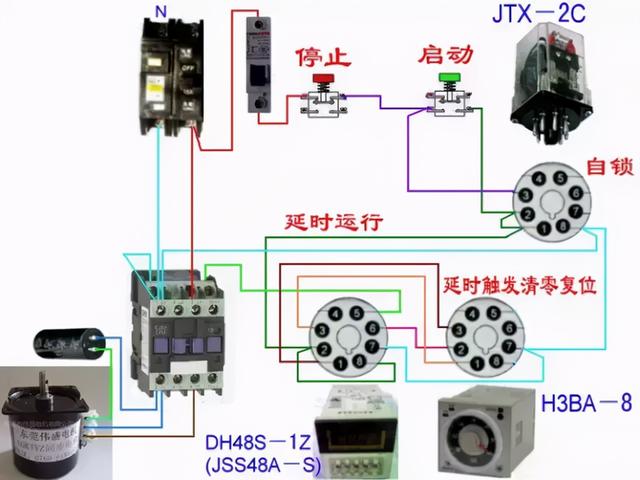 实物电工接线电路图大全简单，80多个电工实物接线图