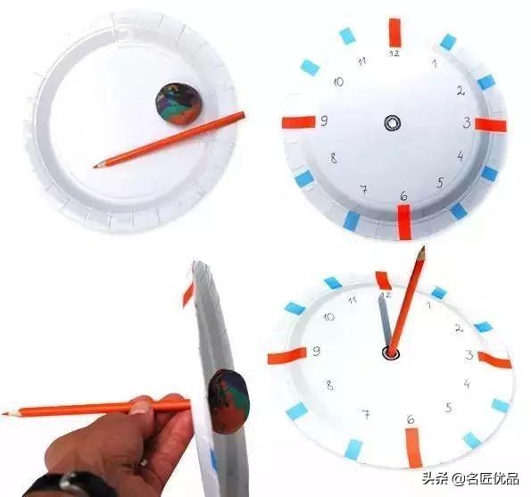 如何做手工钟表，如何做手工钟表制作（幼儿园玩教具手工时钟）