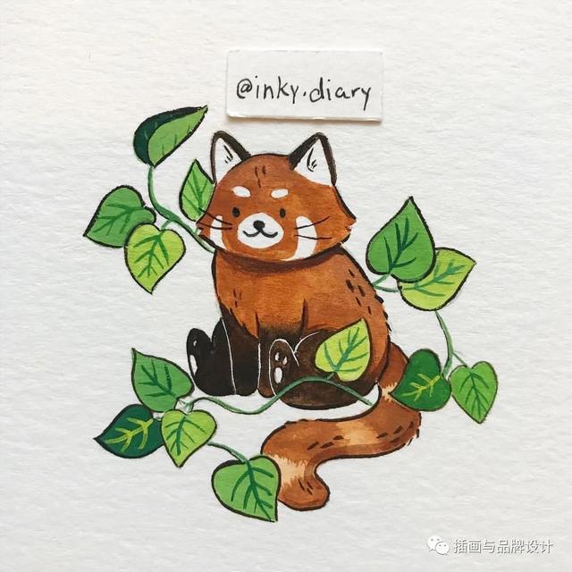 小动物主题可爱图片，小动物图像可爱（插画丨敲可爱的水彩风小动物）