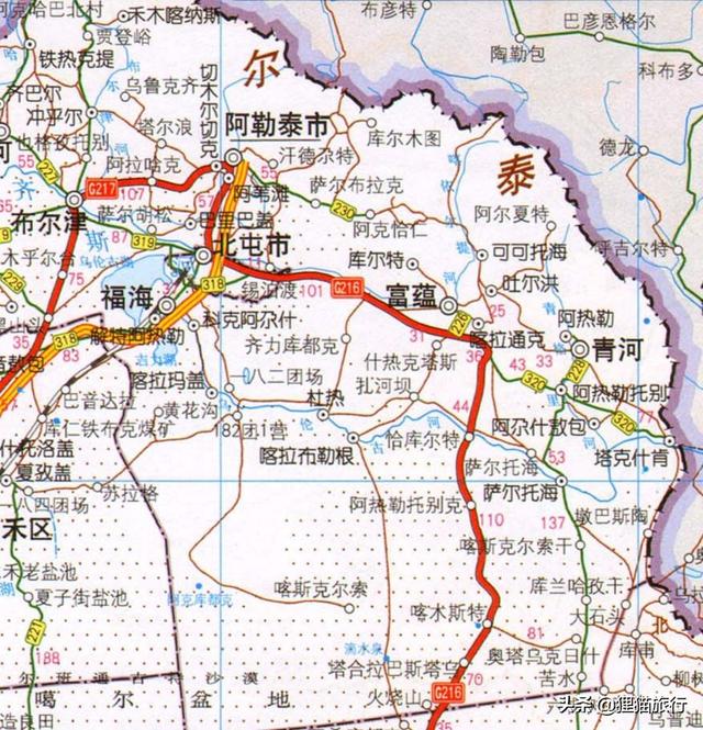 新疆可可托海在哪里，新疆可可托海在哪里呀（一个不到5000人的小镇）